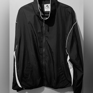 Augusta Sportswear Black and White Men's Windbreaker Jacket. Size XL. VGUC